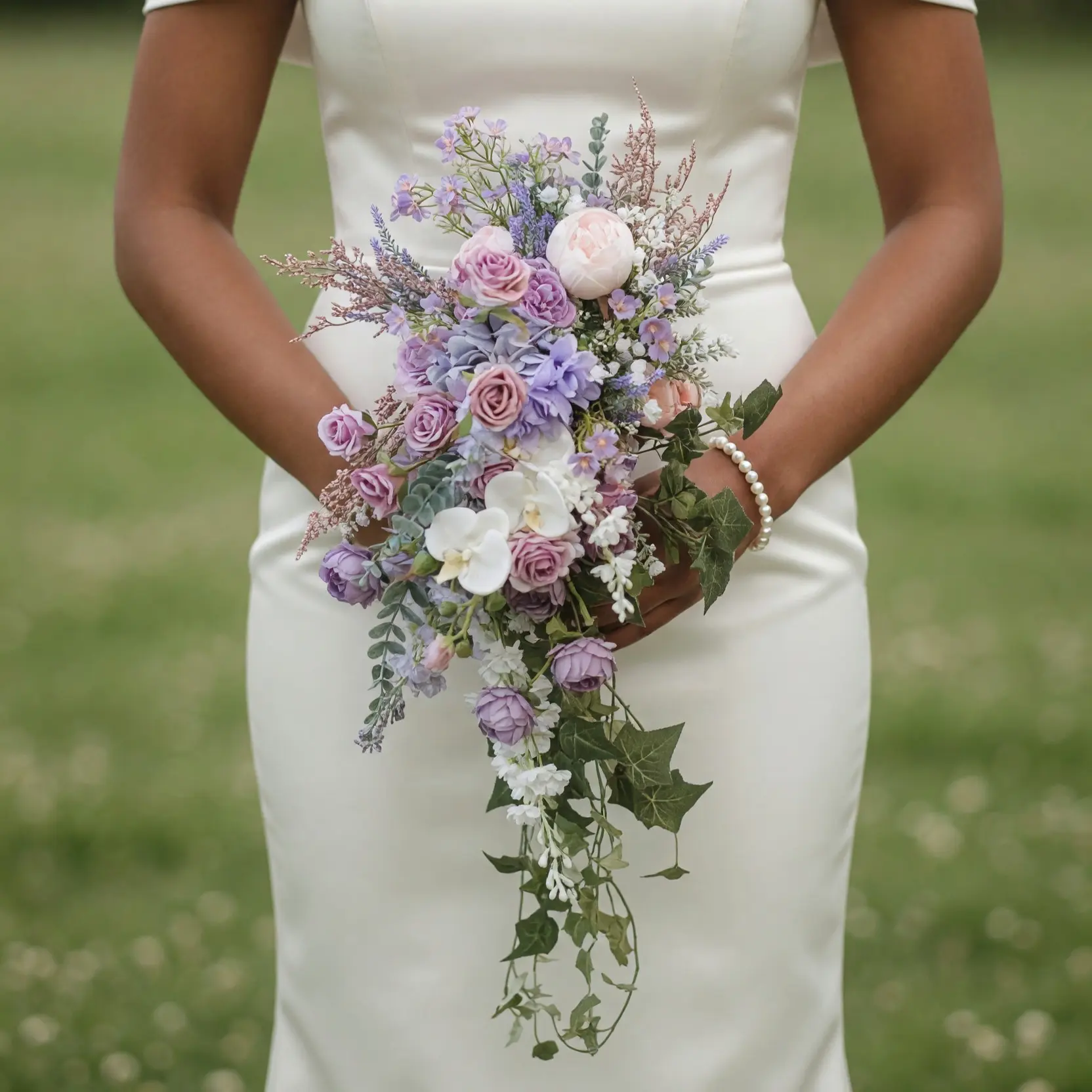 Garden Style Wedding Bouquets Lavender Whisper Bridal Flowers