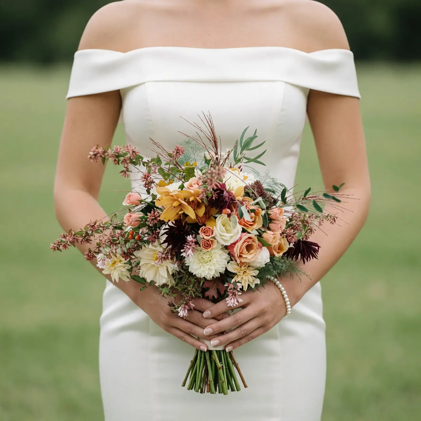 Fall Wedding Bouquets Harvest Rose Meadow