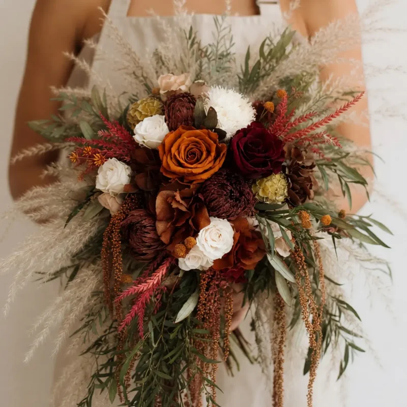 Fall Wedding Bouquets Mahogany Meadow
