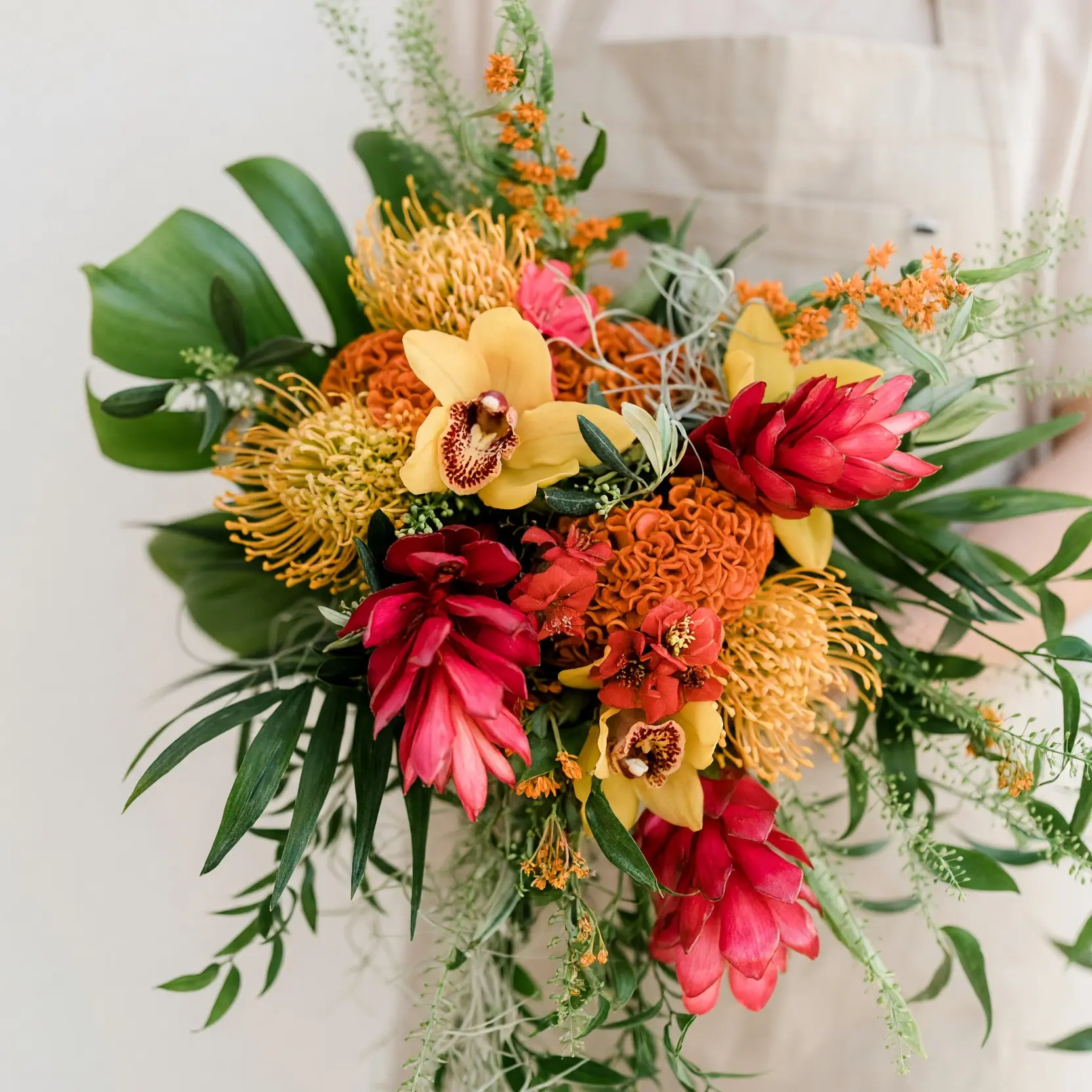 Garden Style Wedding Bouquets Ember Tropics Bridal Flowers