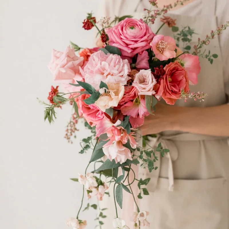 Garden Style Wedding Bouquets Rose Drift