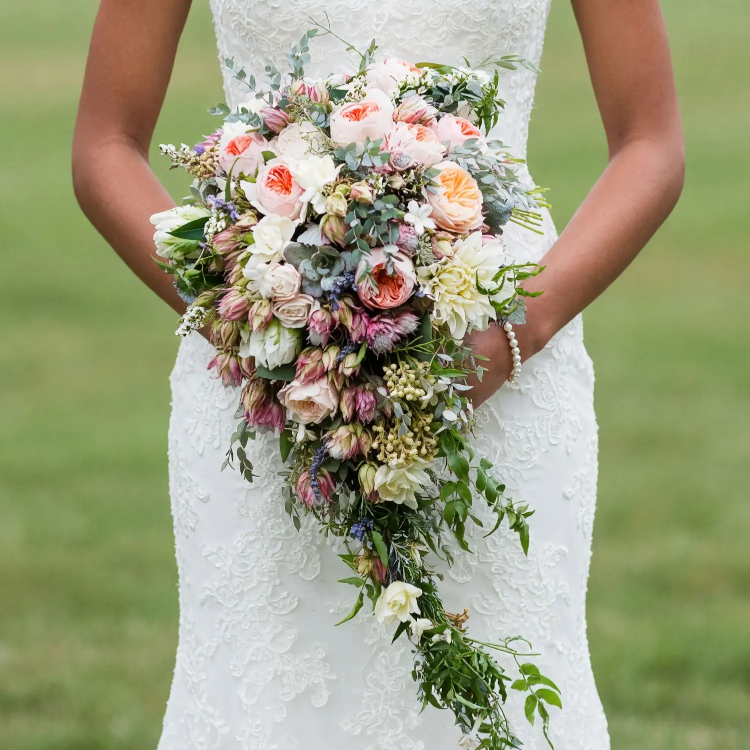 Garden Style Wedding Bouquets Apricot Thicket Bridal Flowers