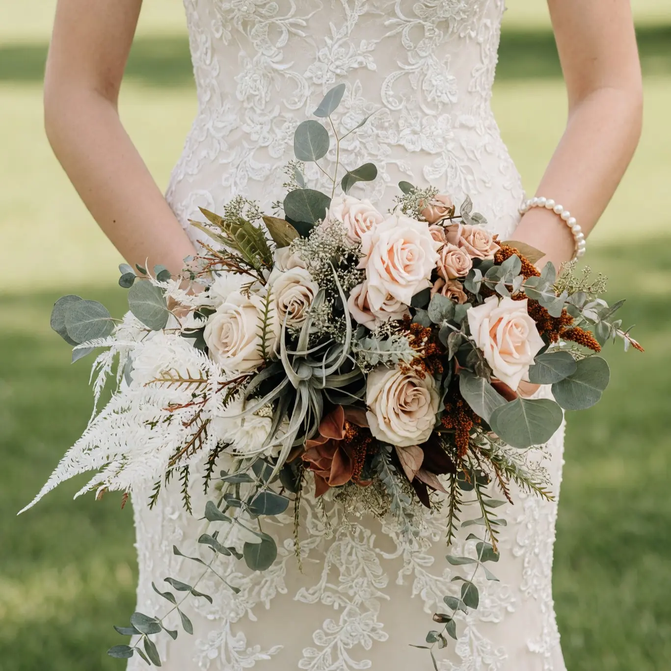 Boho Wedding Bouquets Desert Rose Bridal Flowers