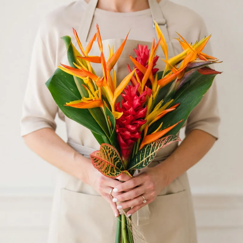Tropical Wedding Bouquets Firebird Grove