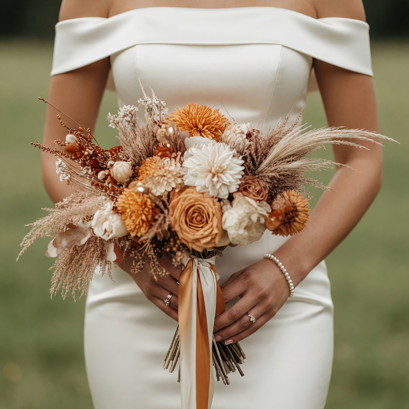 Golden Champagne Boho Rustic Romance
